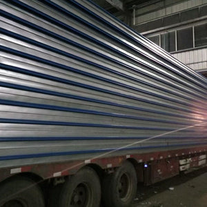 Rock wool color steel corrugated sandwich panel